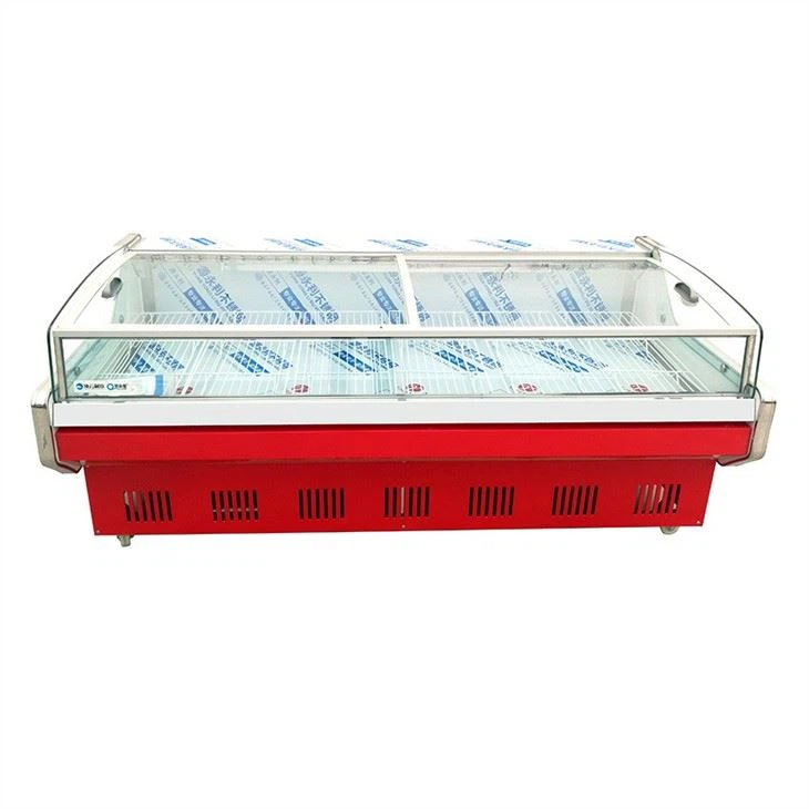 Supermarket Top Sliding Open Tempered