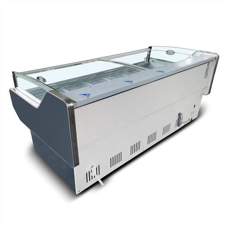 Supermarket Top Sliding Open Tempered